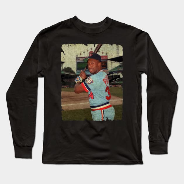 Kirby Puckett in Minnesota Twins Long Sleeve T-Shirt by PESTA PORA